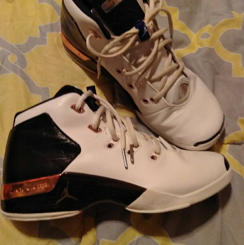 Nike Air Jordan 17 XVII+White Black Copper Retr